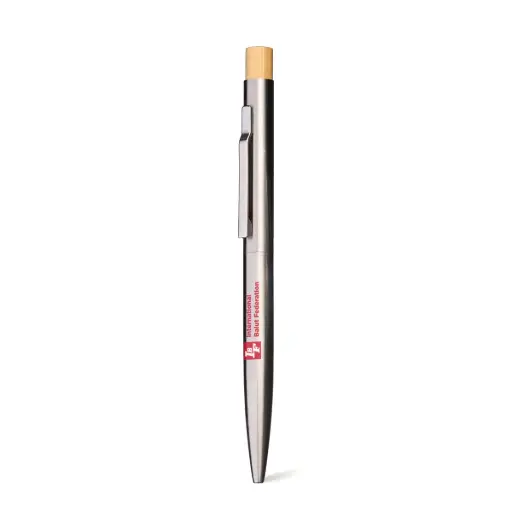 IBF 1950s – Recycled Stainless Steel & FSC Bamboo Ballpen
